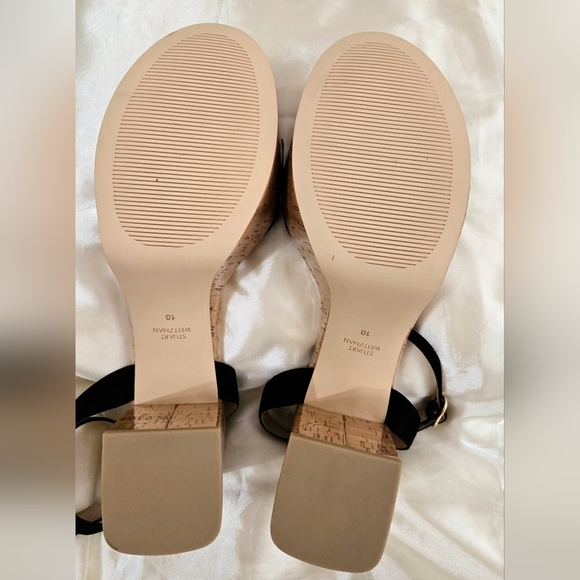 Stuart Weitzman Women's Gala Suede Platform Sandals size 10 - Picture 4 of 4